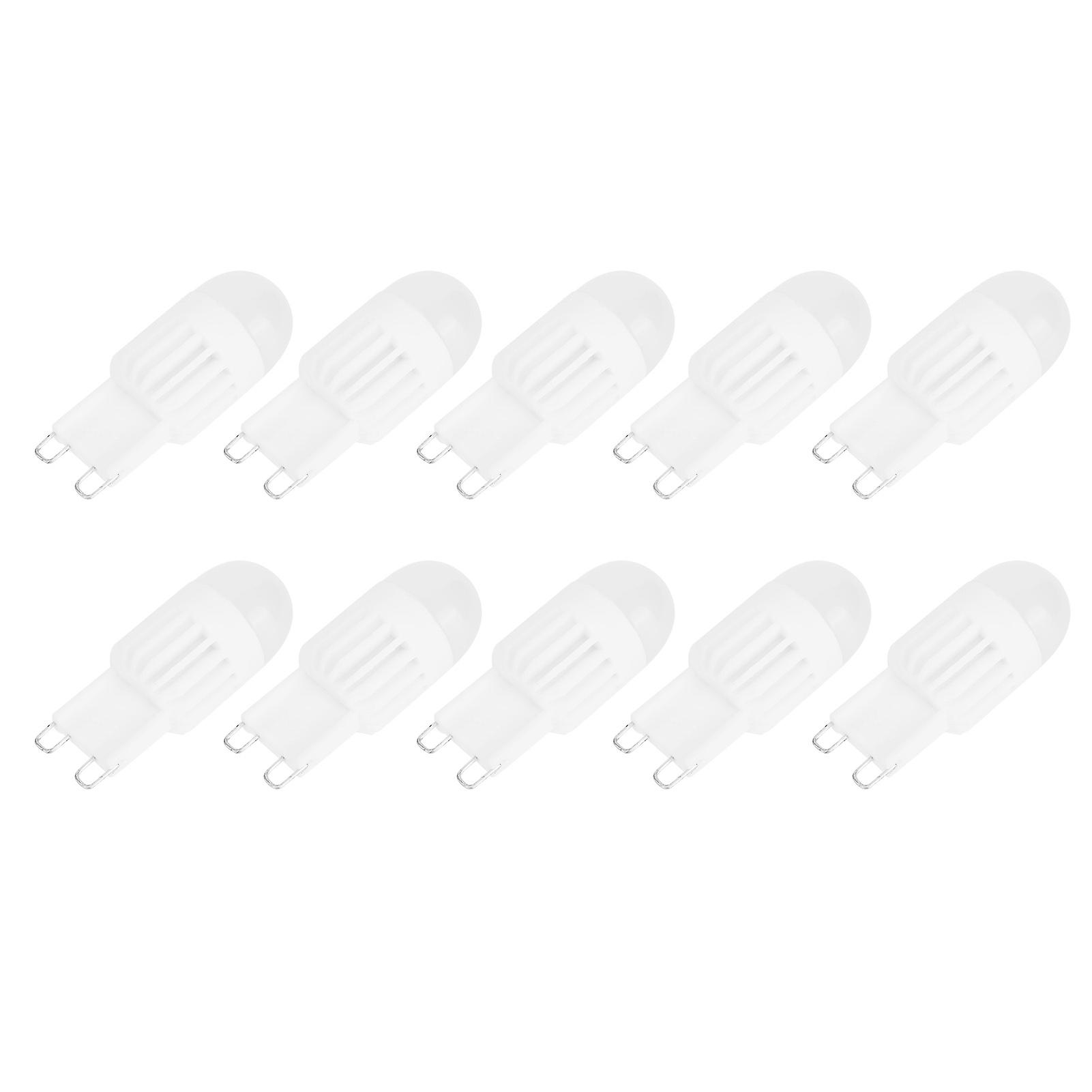 10pcs G9 Bulbs 3w 5led Bi Pin Light Source For Chandelier Ceiling Light Warm White 110v