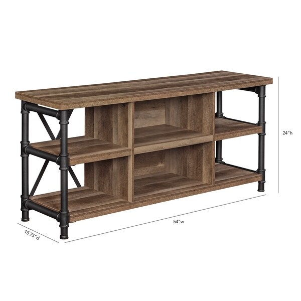 Irondale Open Architecture TV Stand for TVs up to 60 inches， Autumn - 54 inches in width