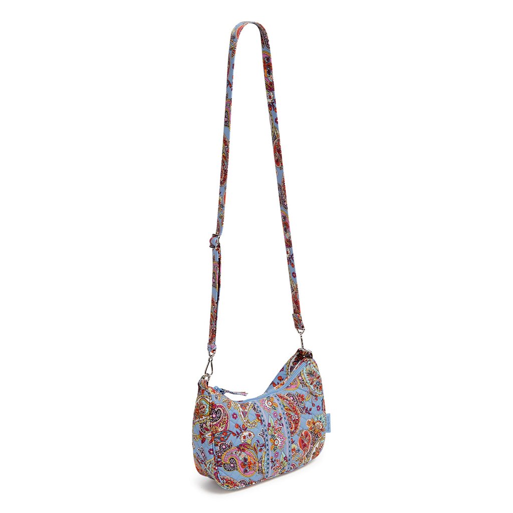 Vera Bradley  Frannie Crescent Crossbody Bag in Provence Paisley