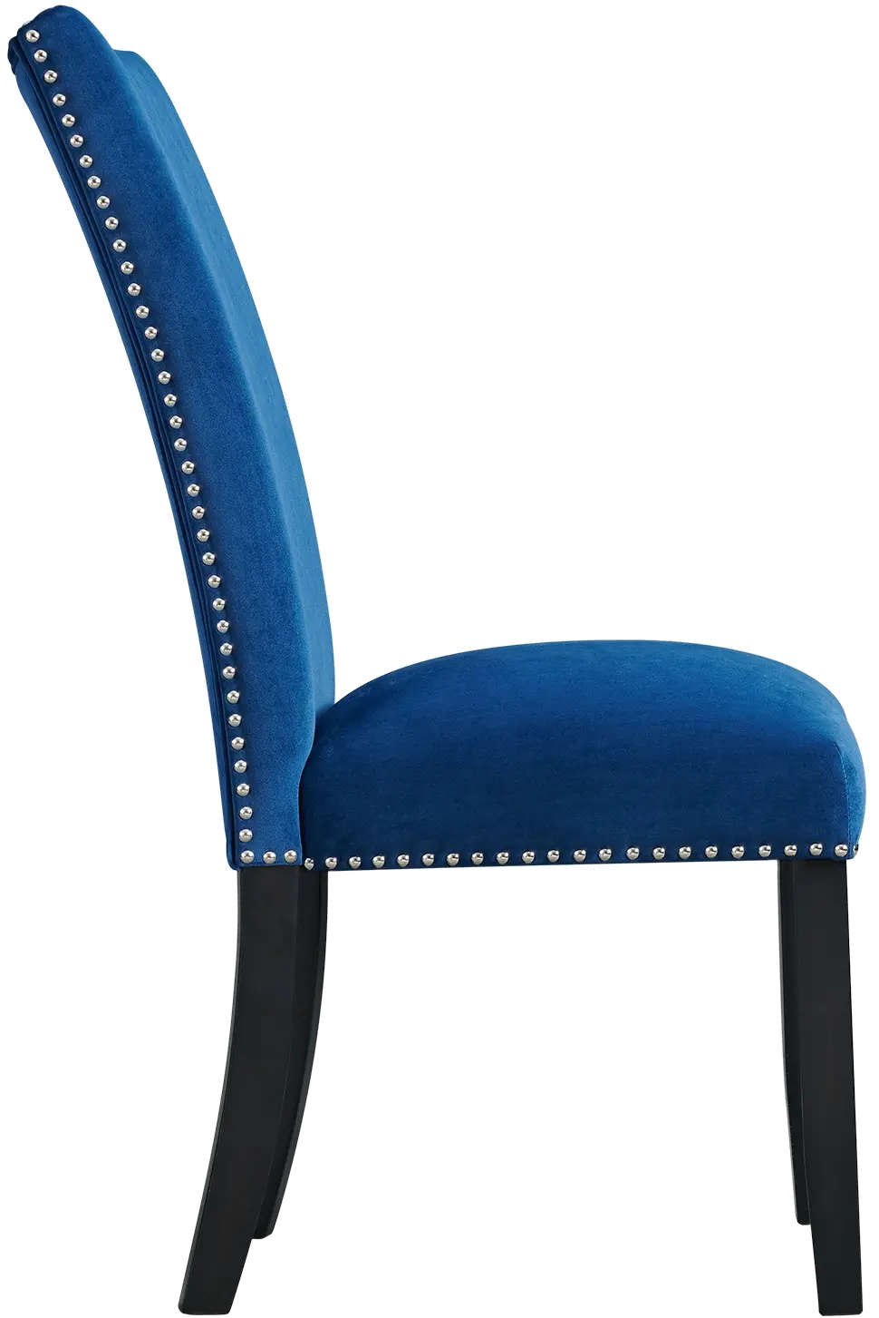 Valentino Blue Velvet Dining Room Chair