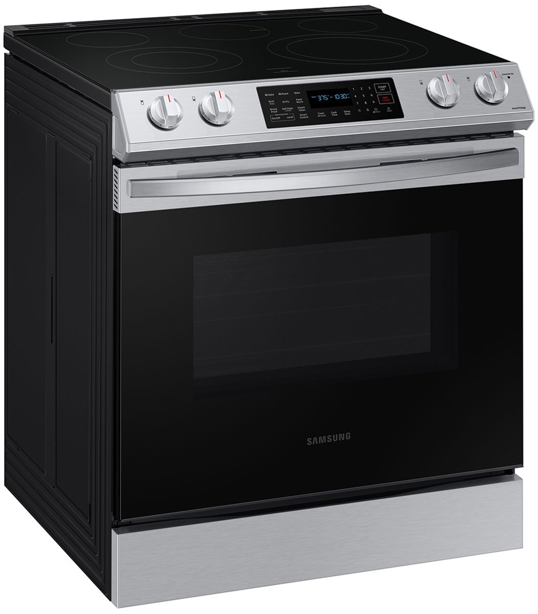  ADA 6.3 Cu. Ft. Fingerprint Resistant Stainless Steel Smart Slide-In Electric Range With Air Fry and Convection