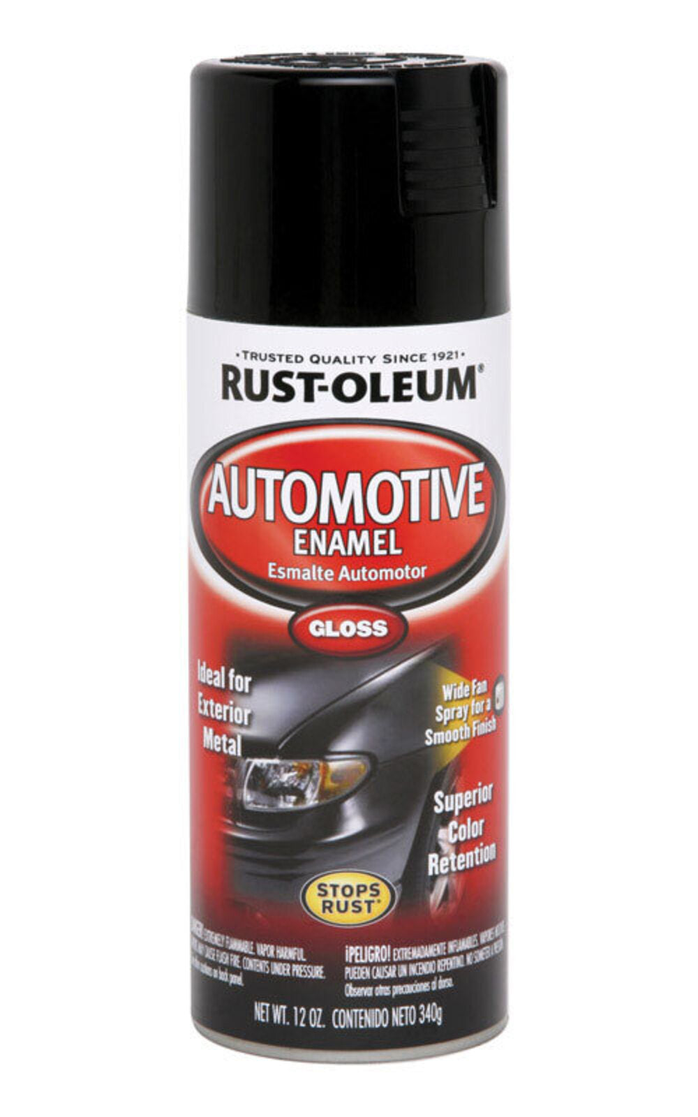 SPRAY ENAMEL AUTO BLACK