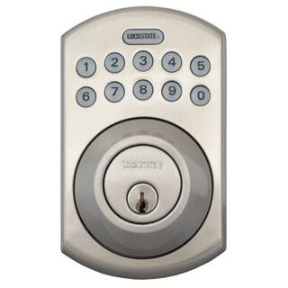 RemoteLock 5i WiFi Satin Nickel Electronic Deadbolt Door Lock - Boulder LS-DB5i-SN-B