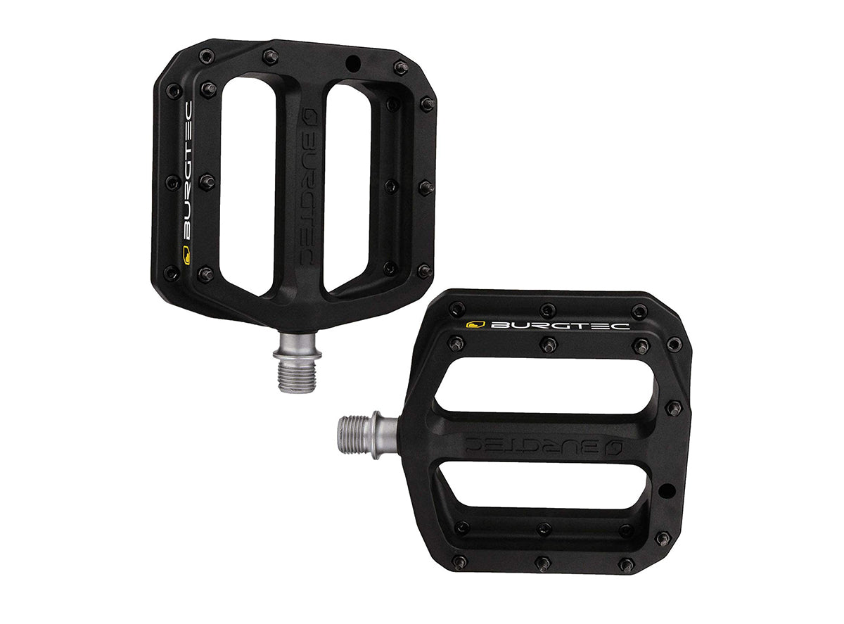 Burgtec MK4 Composite Flat Pedals - Black