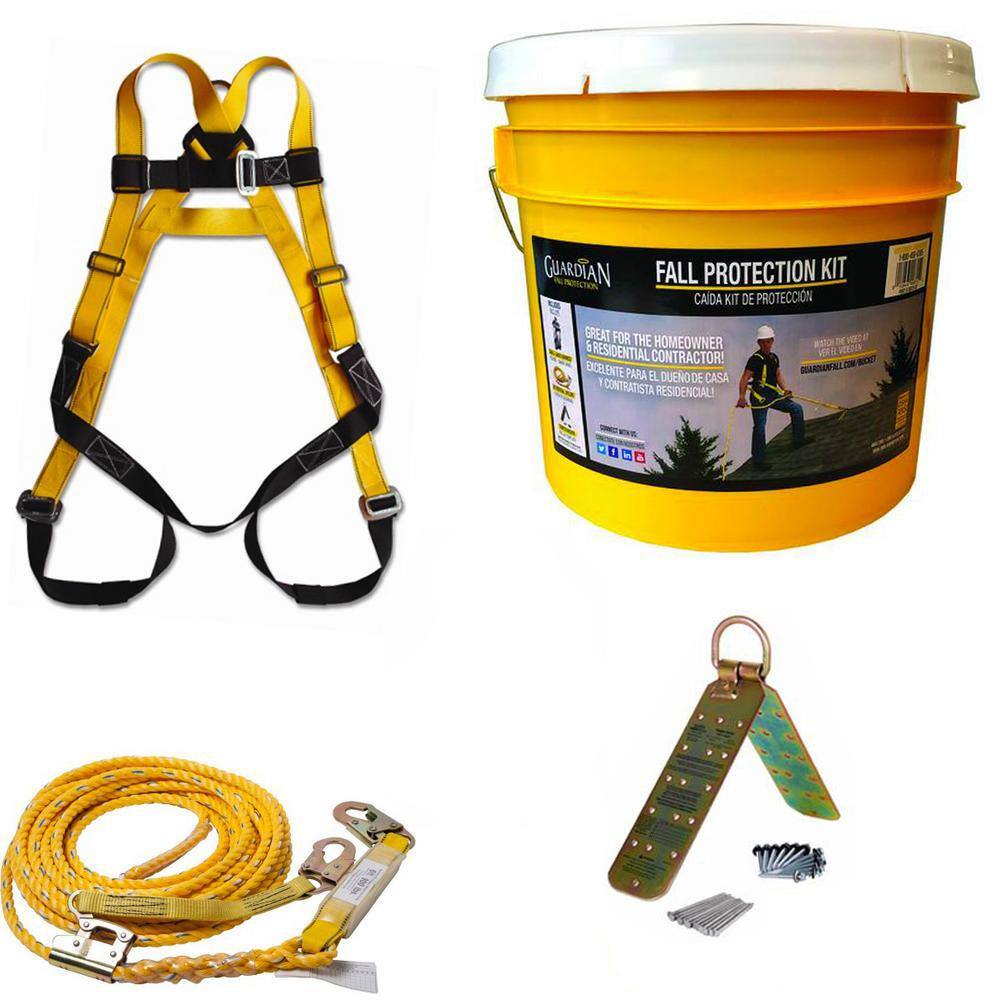 Guardian Fall Protection Rooftop Safe-Tie Bucket Kit 00815-QC