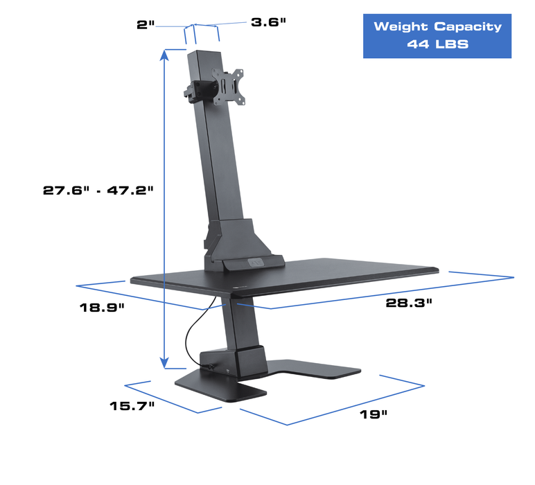 Star Ergonomics Electric SitStand Workstation – SE04E1WB