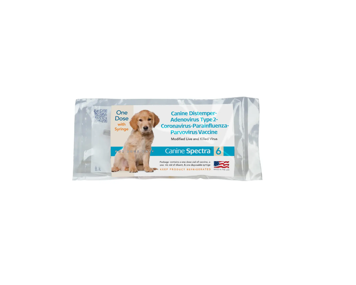 Durvet Canine Spectra 6， 1 Dose - 052034