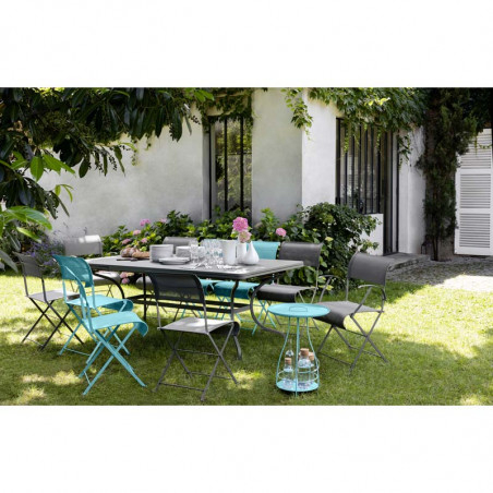 Table extensible FERMOB Romane， table de jardin rectangulaire 10-14 pers.