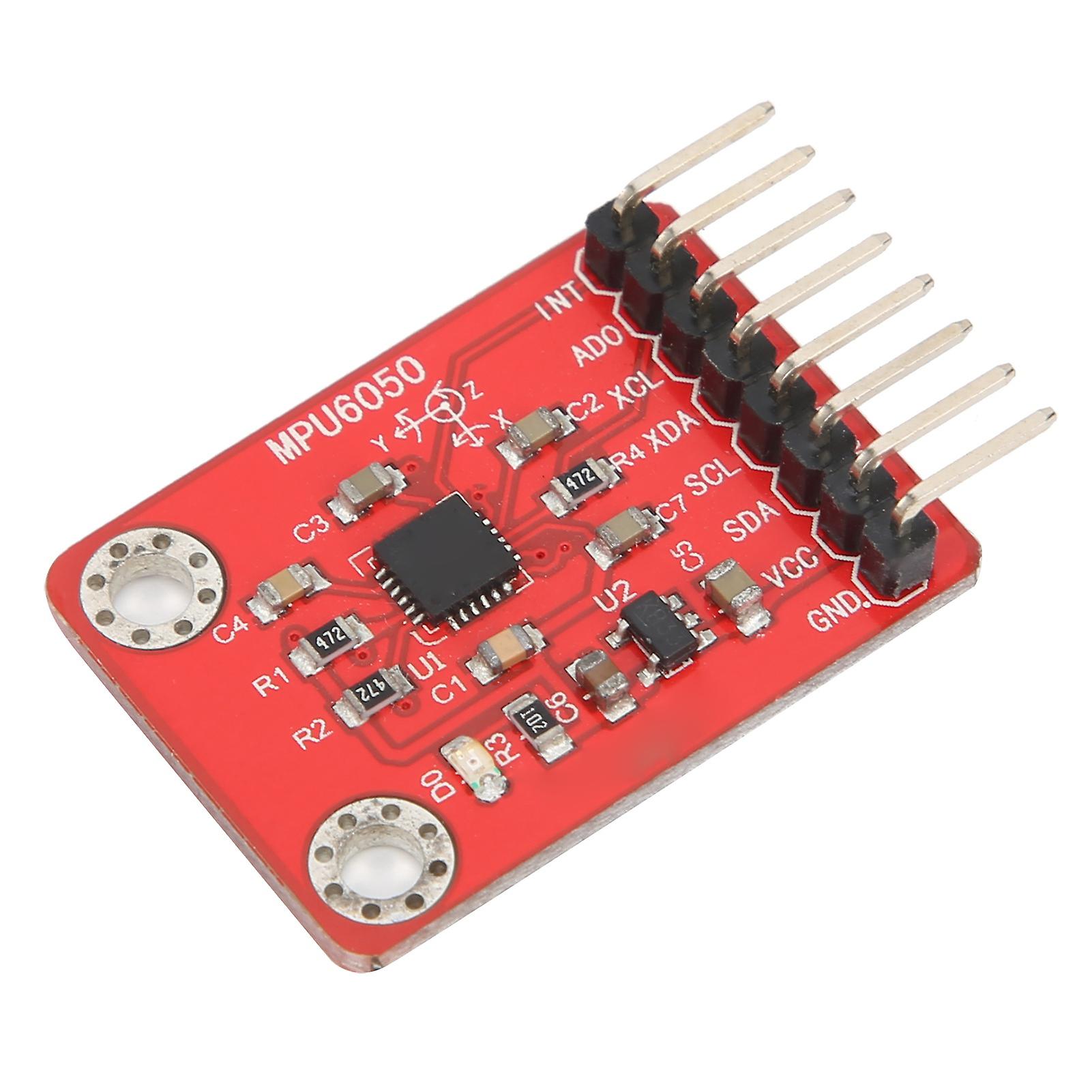 Mpu6050 6 Axis Accelerometer Gyroscope Sensor Module 16 Bit Ad Converter Data Output