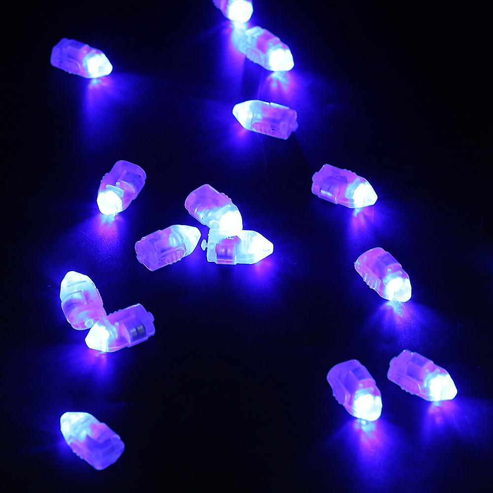 1 Set/50Pcs Waterproof LED Lights for Paper Lantern Ballon Wedding Party Decor Blue