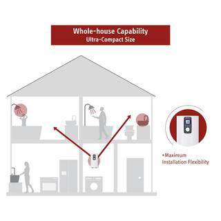 Stiebel Eltron DHX 15 Select Self Modulating and Advanced Flow Control 14.4 kW 2.93 GPM Point-of-Use Tankless Electronic Water Heater DHX 15 Select