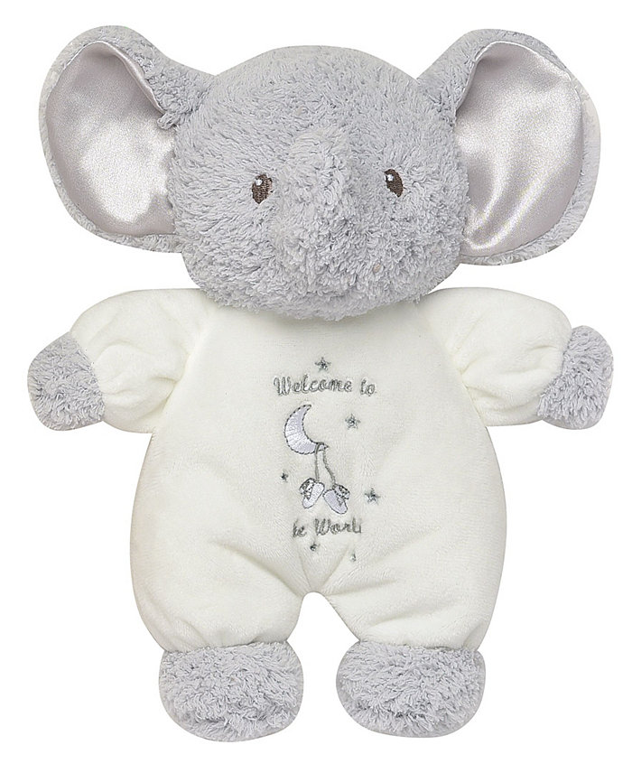 Little Me Baby Boys or Baby Girls Welcome to the World Elephant Plush