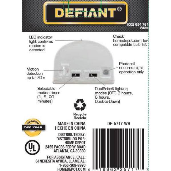 Defiant 270-Degree Black Replacement Sensor DF-5717-WH