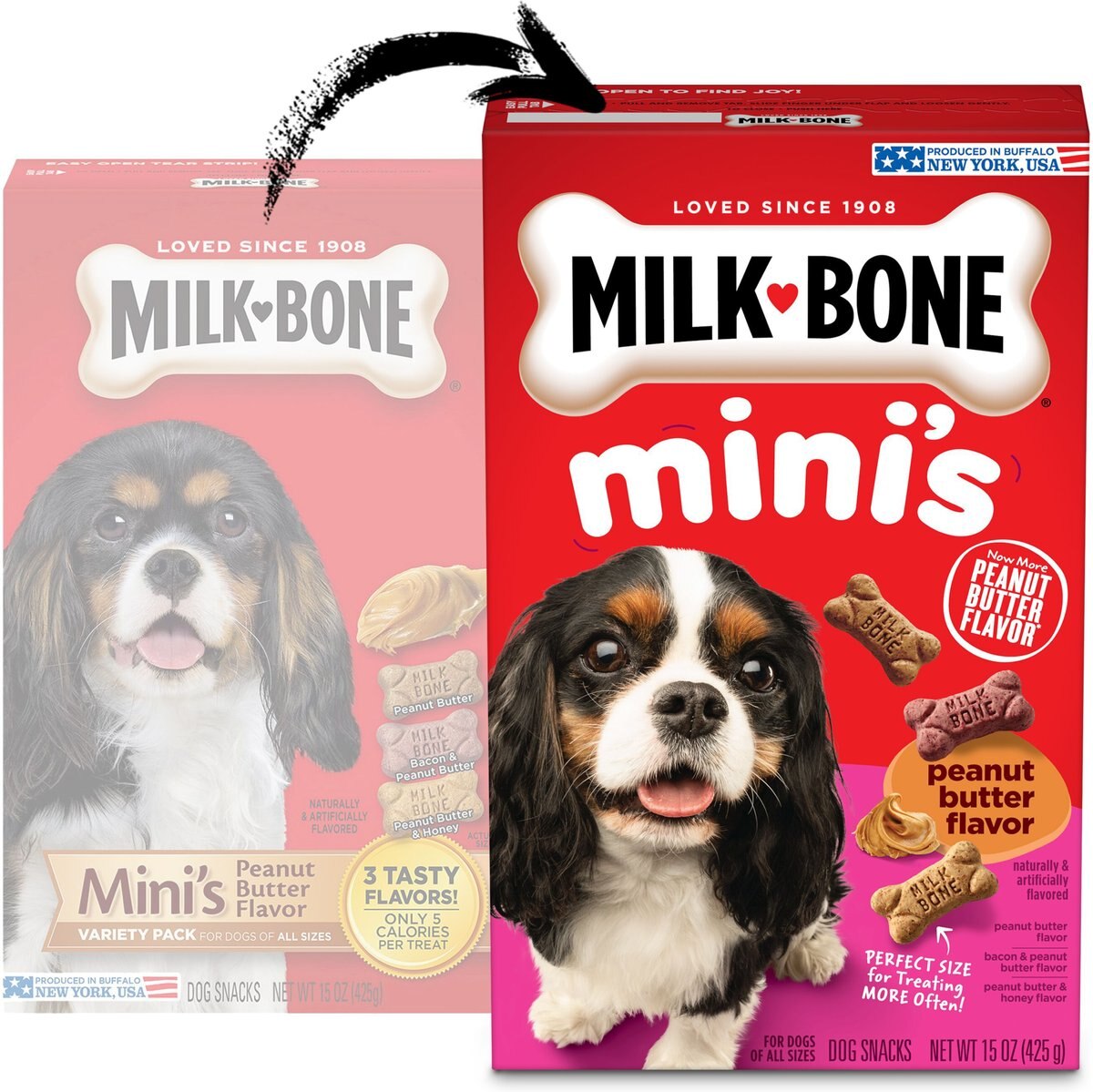 Milk-Bone Mini's Peanut Butter Flavor Variety Dog Treats