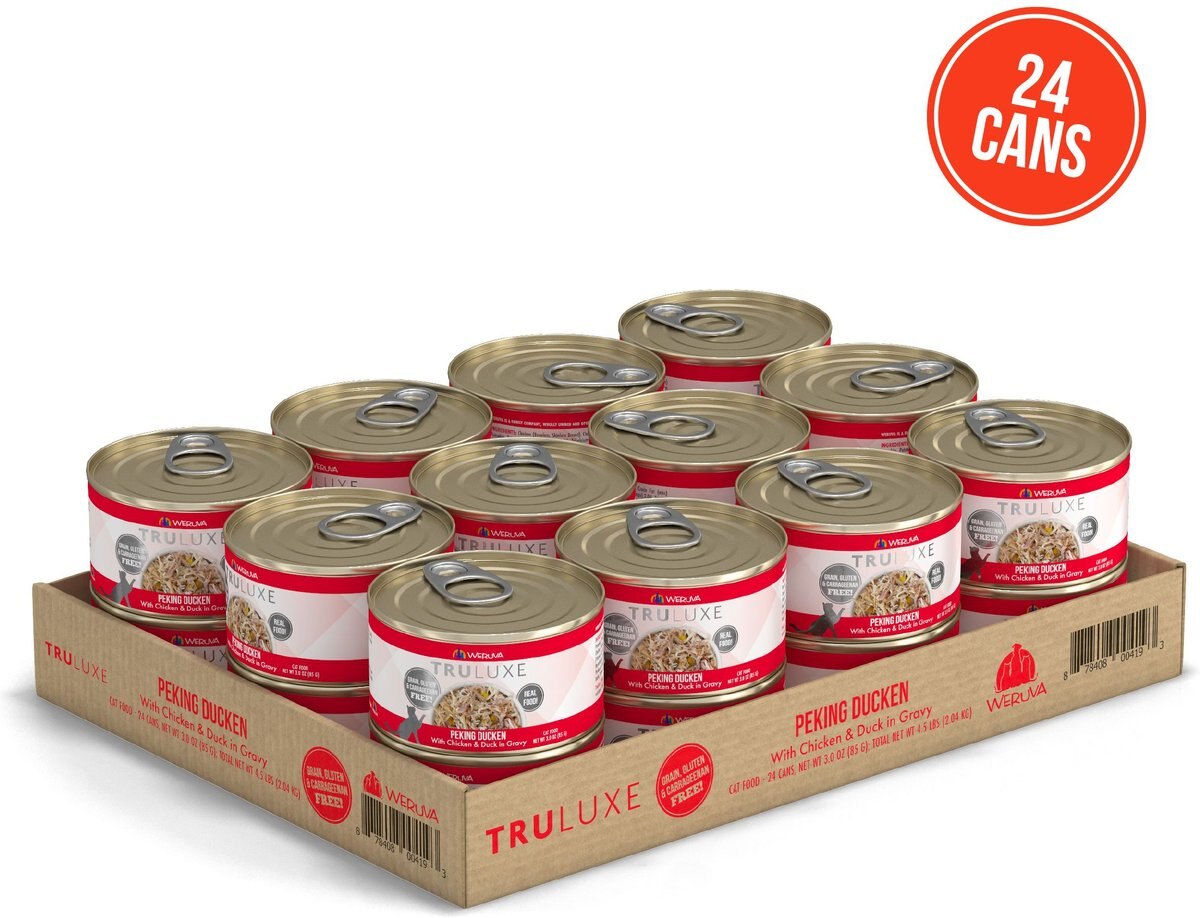 Weruva Truluxe Peking Ducken with Chicken and Duck in Gravy Grain-Free Canned Cat Food