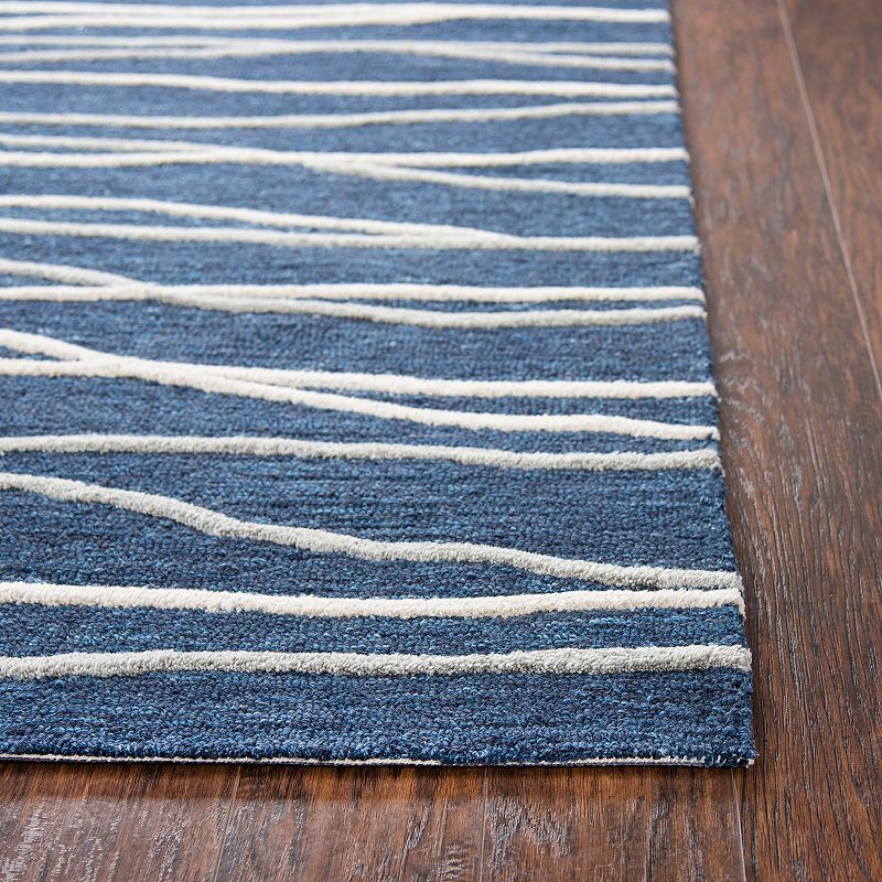 Rizzy Home Idyllic Contemporary Lines Striped Rug