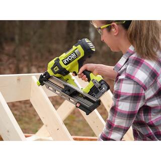 RYOBI ONE+ HP 18V Brushless Cordless AirStrike 30 Framing Nailer (Tool Only) PBL350B