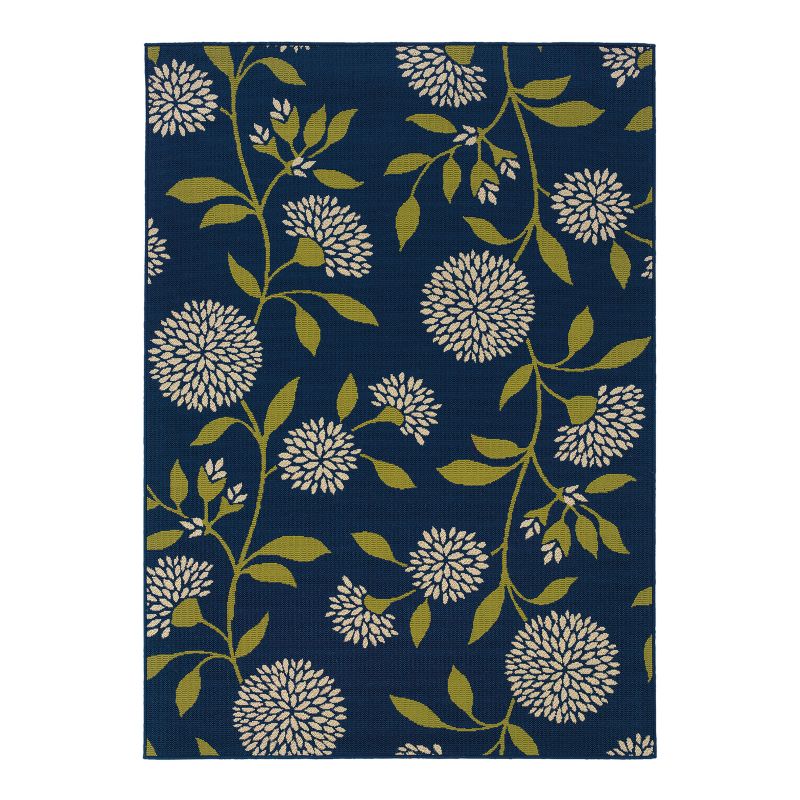 StyleHaven Cayman Floral Leaf Indoor Outdoor Rug