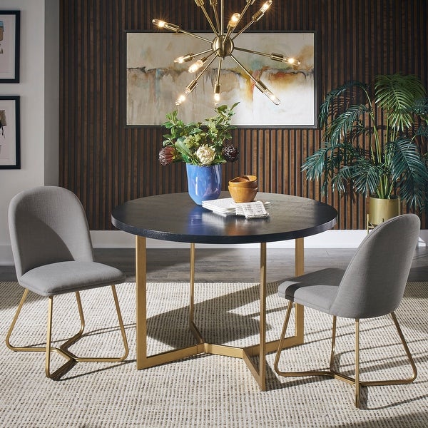 Cheyenne Gold Metal Dining Chair (Set of 2) by iNSPIRE Q Modern