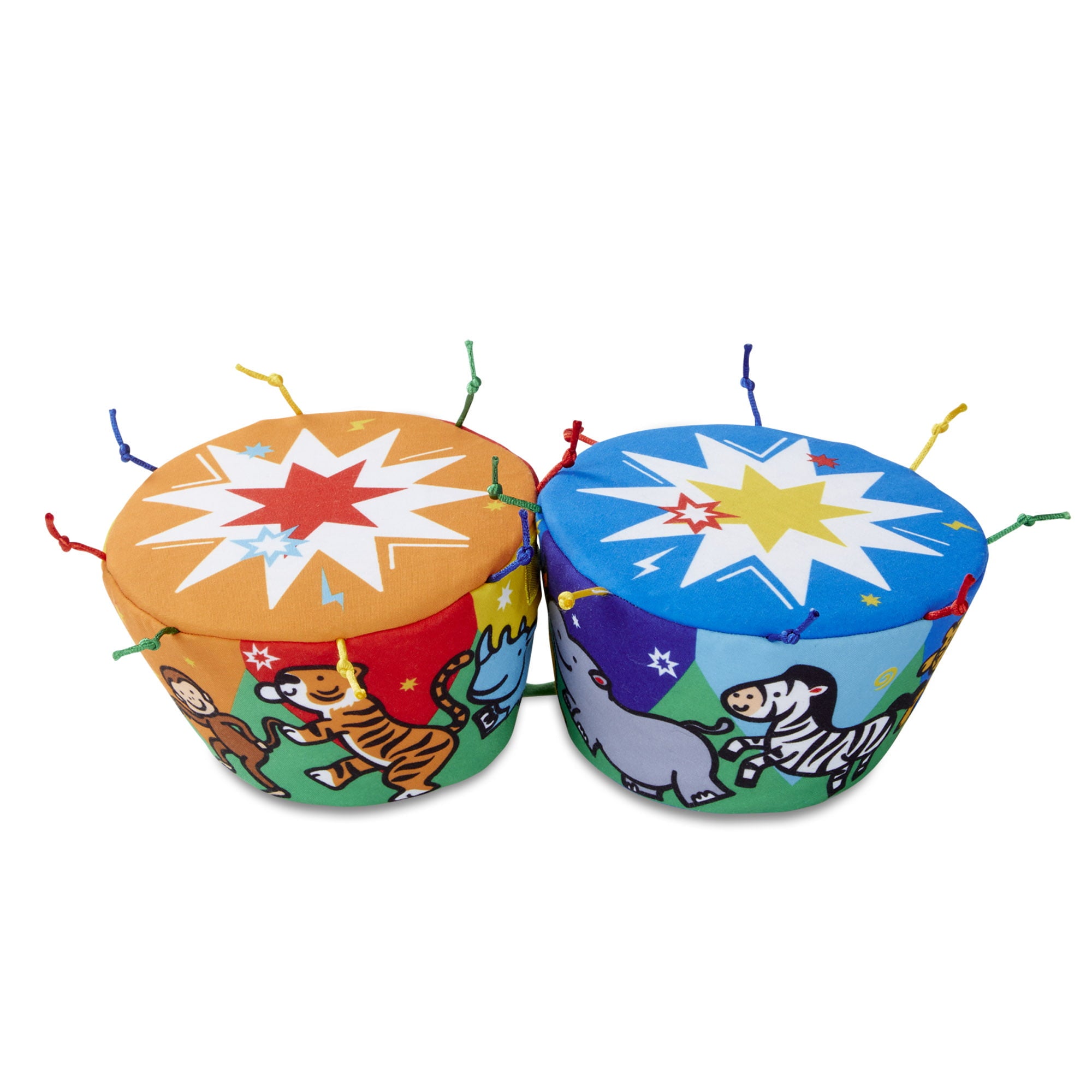 Melissa and Doug K's Kids Bongo Drums Soft Musical Instrument