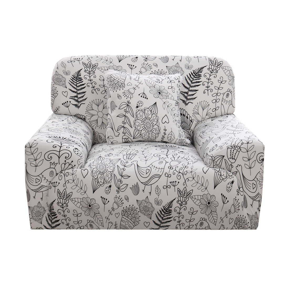 Unique Bargains 1-Piece Traditional Pattern Stretch Armchair Slipcover, #16