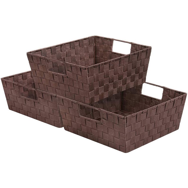 Sorbus 3-piece Woven Basket Bin Set