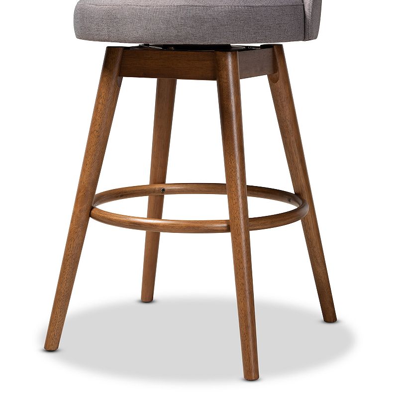 Baxton Studio Carra Bar Stool 2-Piece Set