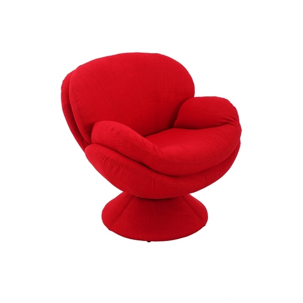 Relax-R Port Leisure Accent Chair in Red Fabric