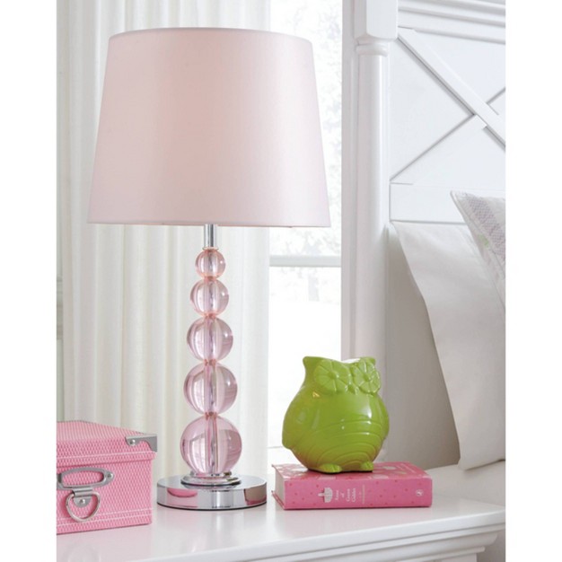 Letty Table Lamp Pink Signature Design By Ashley