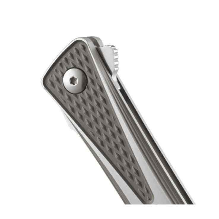 CRKT Crossbones EDC 3.5 inch Folding Knife  Gray