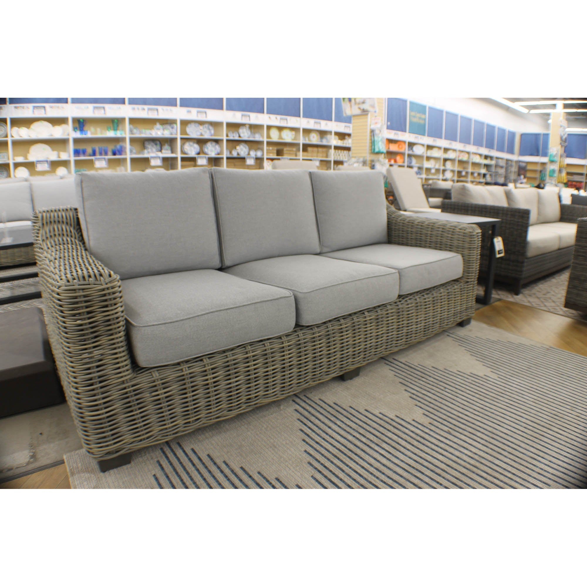 Carmel Natural 87 Outdoor Sofa with LUX Heavy Weave