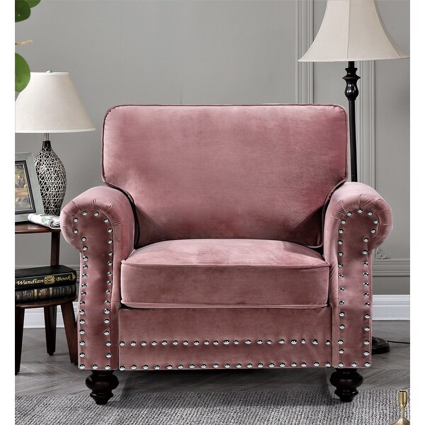 Ramos Nailhead Velvet Chair