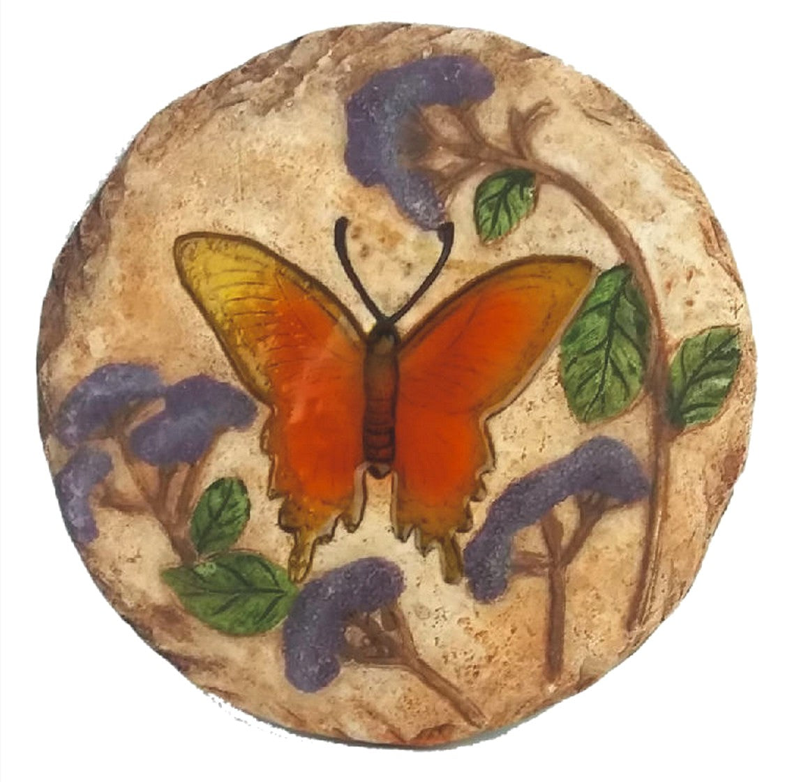 10.75in. Diameter Butterfly Stepping Stone