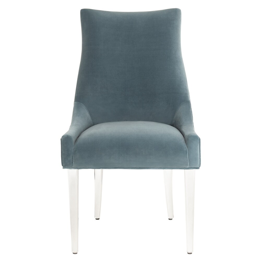 SAFAVIEH Couture De Luca Acrylic Leg Side Chair   Seafoam   22\