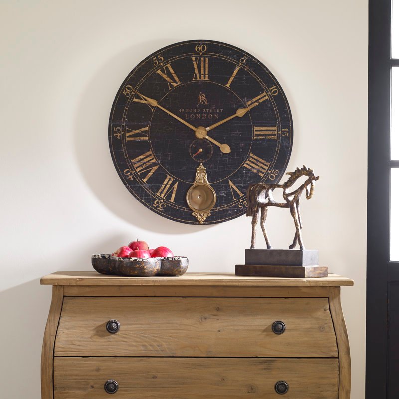 Haslingden Wood Wall Clock