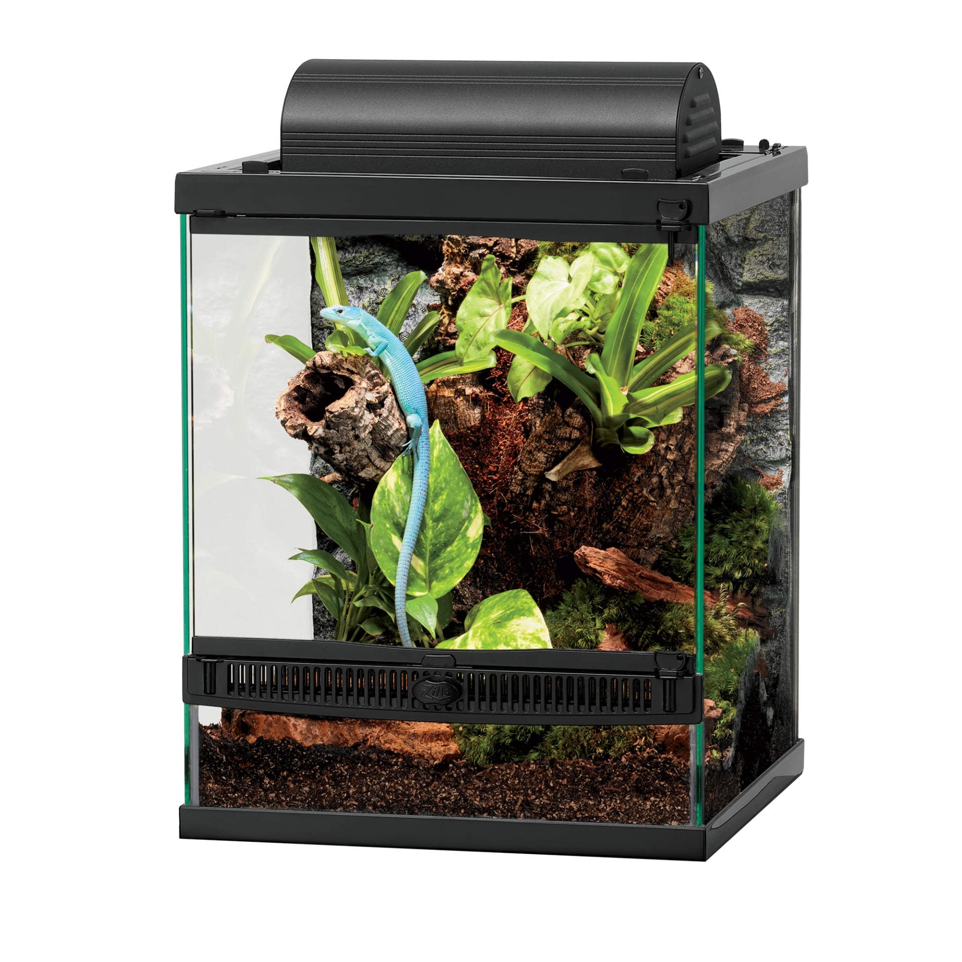 Zilla Front Opening Terrarium Black 12 x 12 x 15in