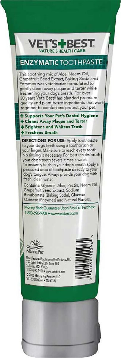 Vet's Best Enzymatic Dog Toothpaste