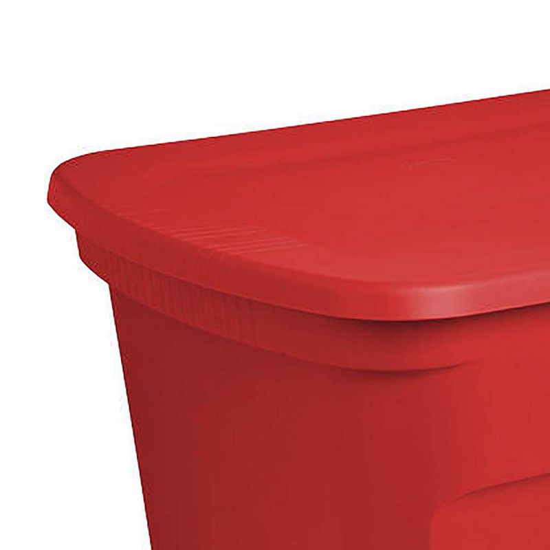 Sterilite Heavy Duty 18 Gallon Stacking Seasonal Storage Tote， Red | 17316608 (8 Pack)