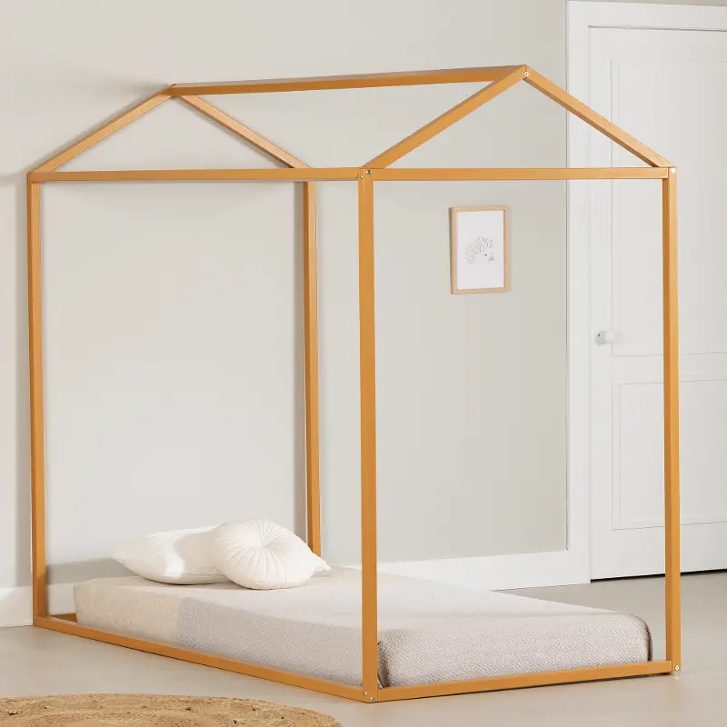 Sweedi Twin Ochre Yellow House Bed