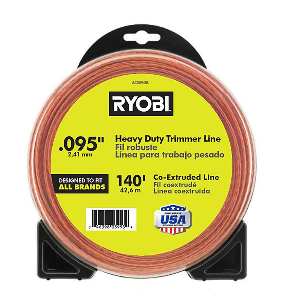 RYOBI 0.095 in. Premium Spiral Bulk Line AC0095BL