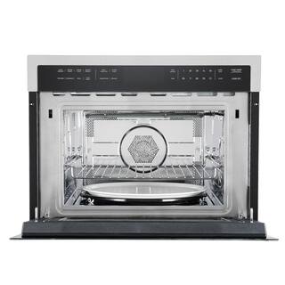 Ancona 24 in. Built-In Speed Combination Single Electric Wall Oven and Microwave Oven in Stainless Steel AN-2710SS