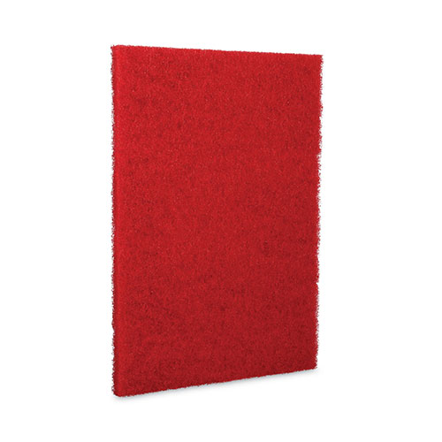 Boardwalk Buffing Floor Pads | 20 x 14， Red， 10