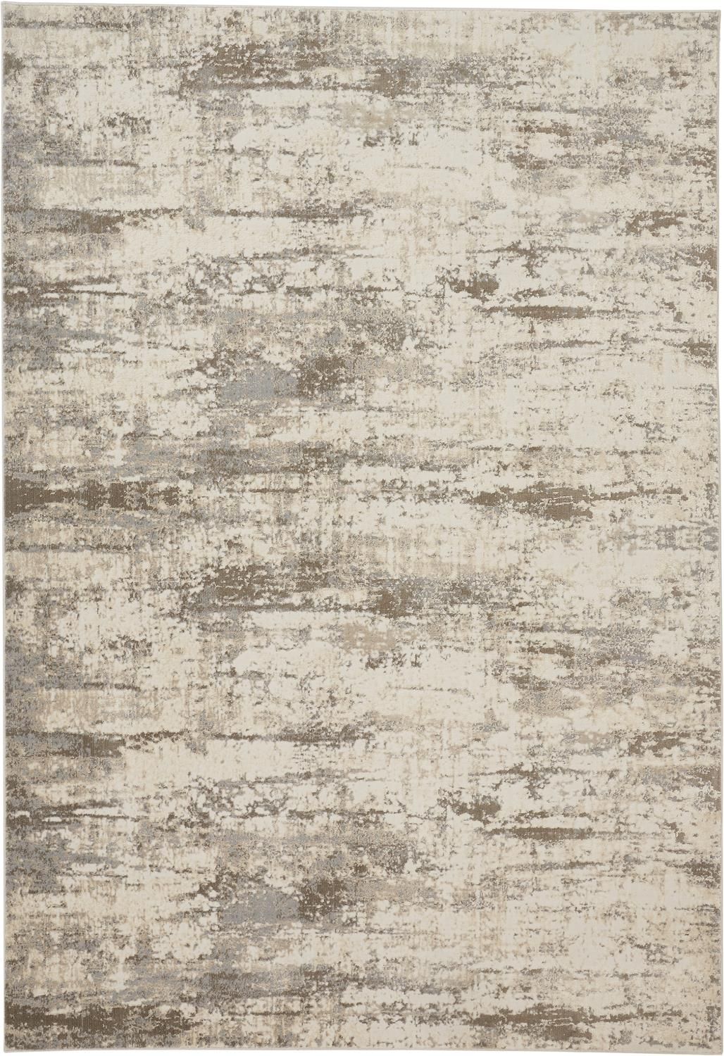 Parker Ivory and Gray Rug by BD Fine