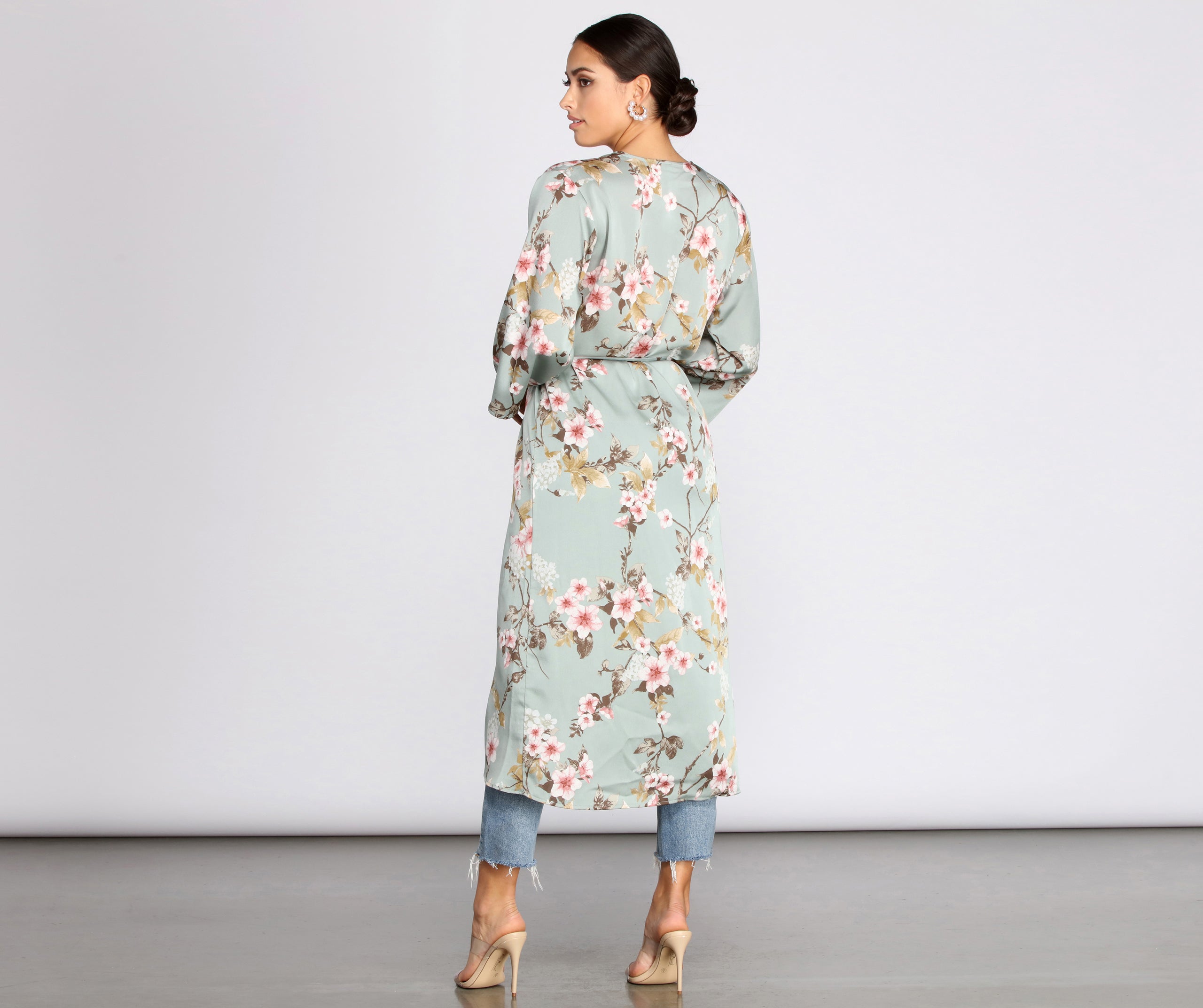 Catalina Cruise Floral Kimono Duster