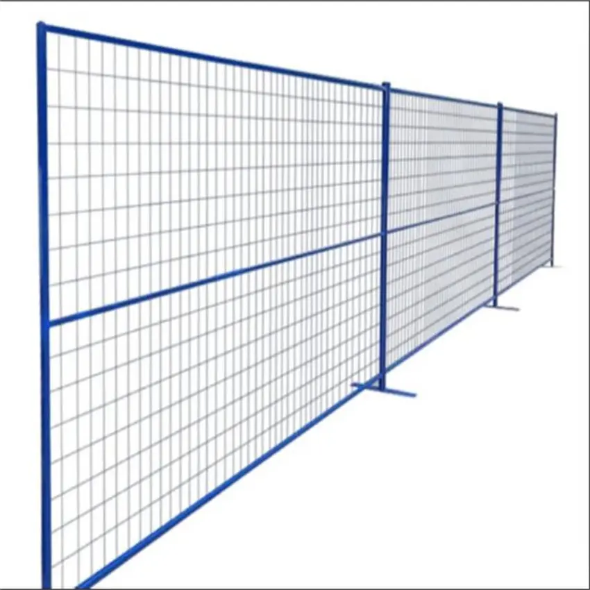 China supply 6ftx9.5ft canada temporary construction fence panels wire mesh fencing