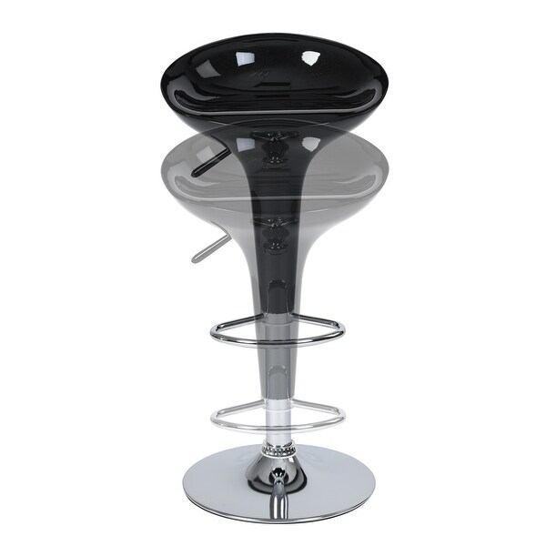 Set of 2 Classic Swivel Adjustable Height Bar Stools