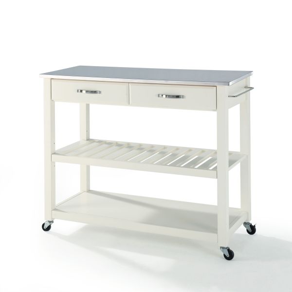 Stainless Steel Top Kitchen Prep Cart