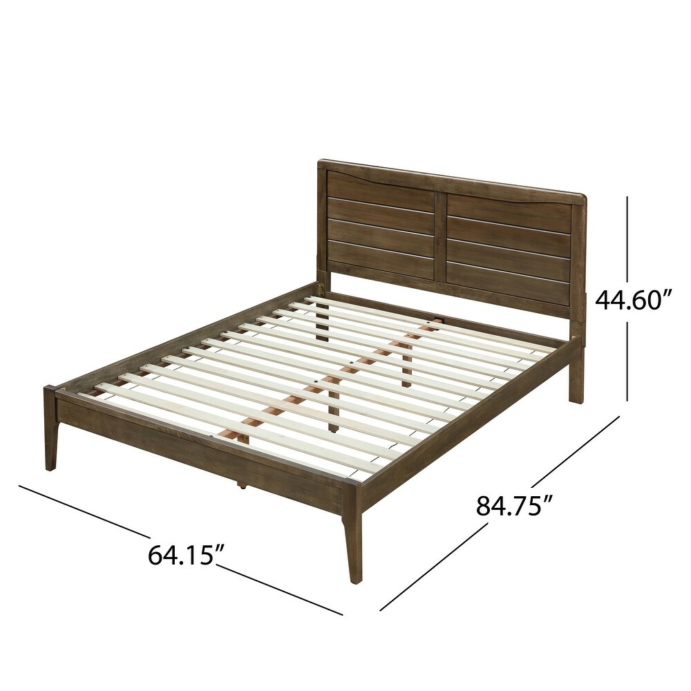 Darlin Rustic Queen size Wood Platform Bed by Christopher Knight Home