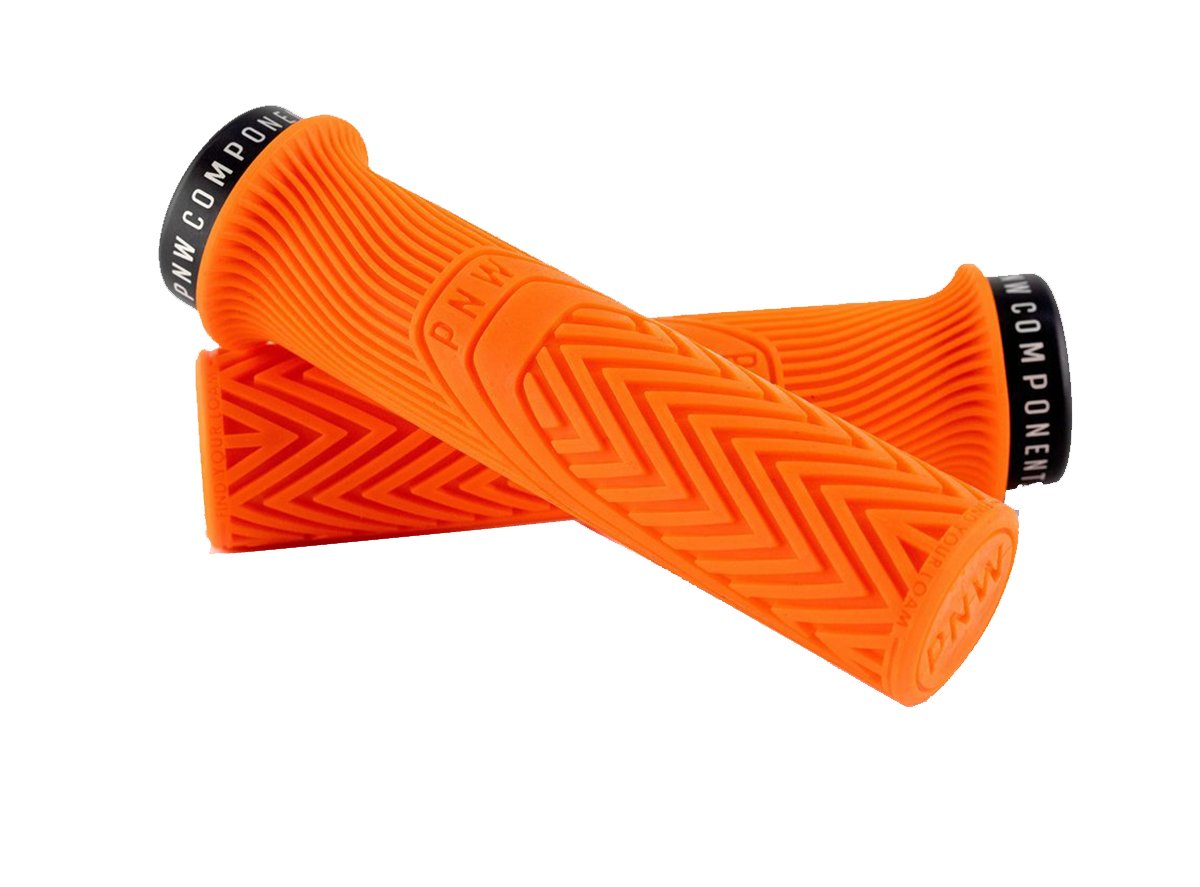 PNW Loam MTB Lock-On Grips - Safety Orange