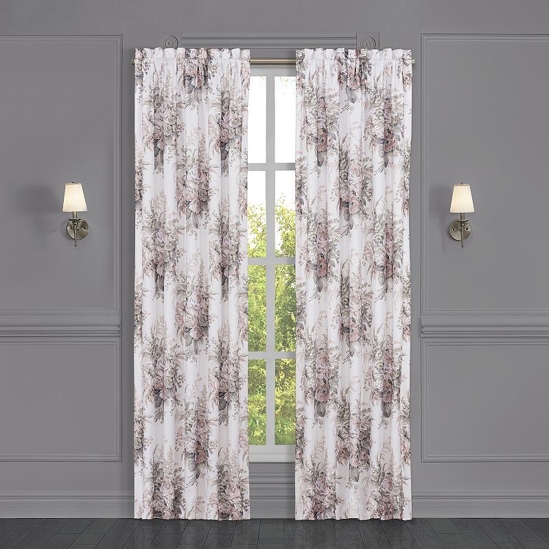 Royal Court Estelle Blush Set of 2 Window Curtain Panels